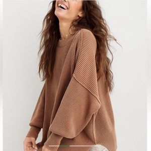 🍂oversized Aerie sweater! medium NWT perfect for fall🍂